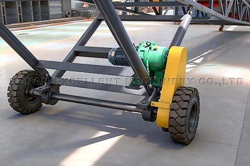 Portable Mobile Belt Conveyor Running Gear Portable Mobile Belt Conveyor Running Gear