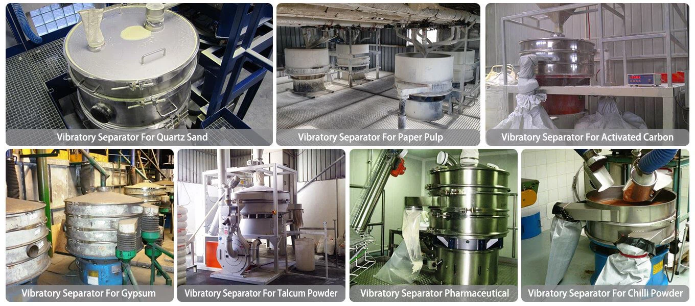 vibratory separator on site3