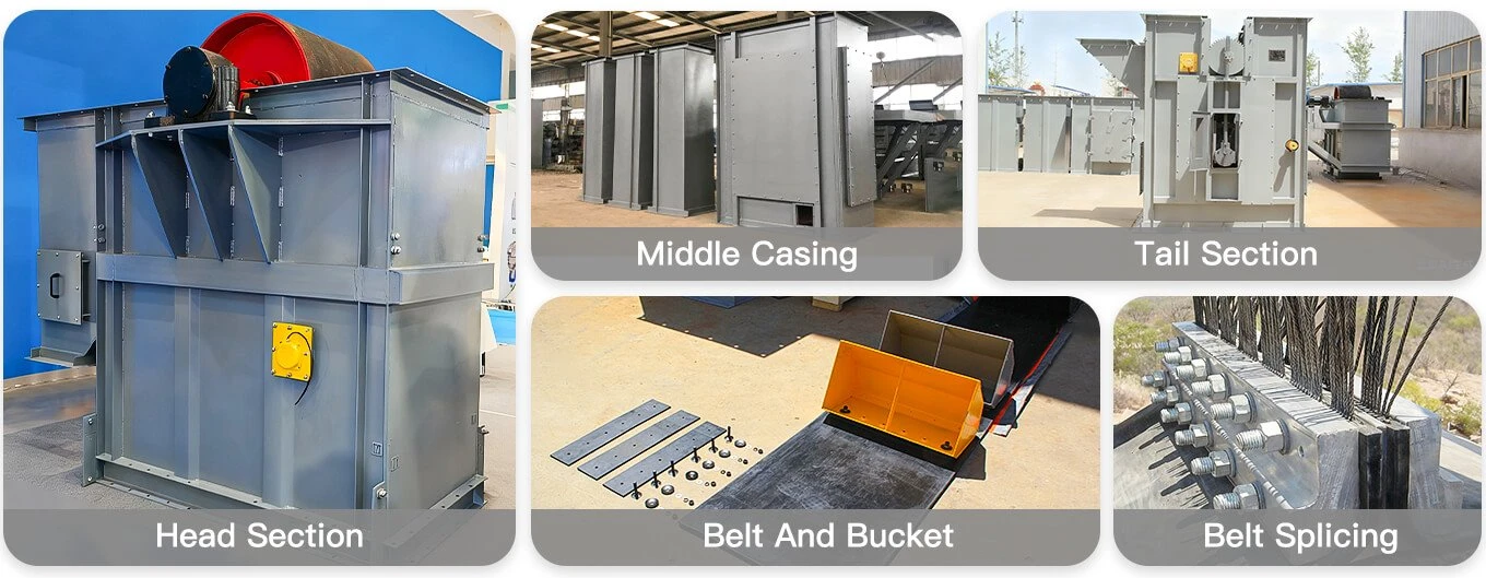 Belt Type Bucket Elevator Details Belt Type Bucket Elevator Details