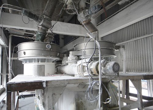 Setaccio vibrante per polveri